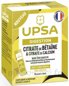 Upsa Citrate De Bétaïne & Citrate De Calcium Poudre 10 Sachets à La Sauve