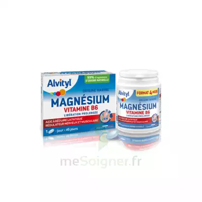 Alvityl Magnésium Vitamine B6 Libération Prolongée Comprimés Lp B/45 à La Sauve