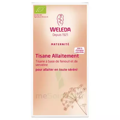 Weleda Tisane Allaitement Fenouil Verveine 20 Sachets/2g à La Sauve